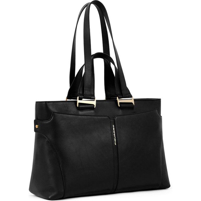 Сумка женская PIQUADRO RAY BD6129S126/N черный натур.кожа BD6129S126-N
